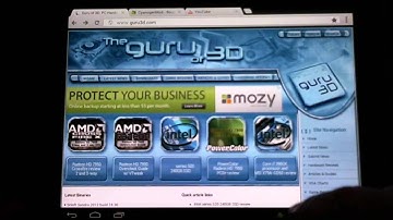 Chrome Beta for Android & Chrome to Phone Demo on HP Touchpad CyanogenMod 9 Alpha ICS Android 4.0.3