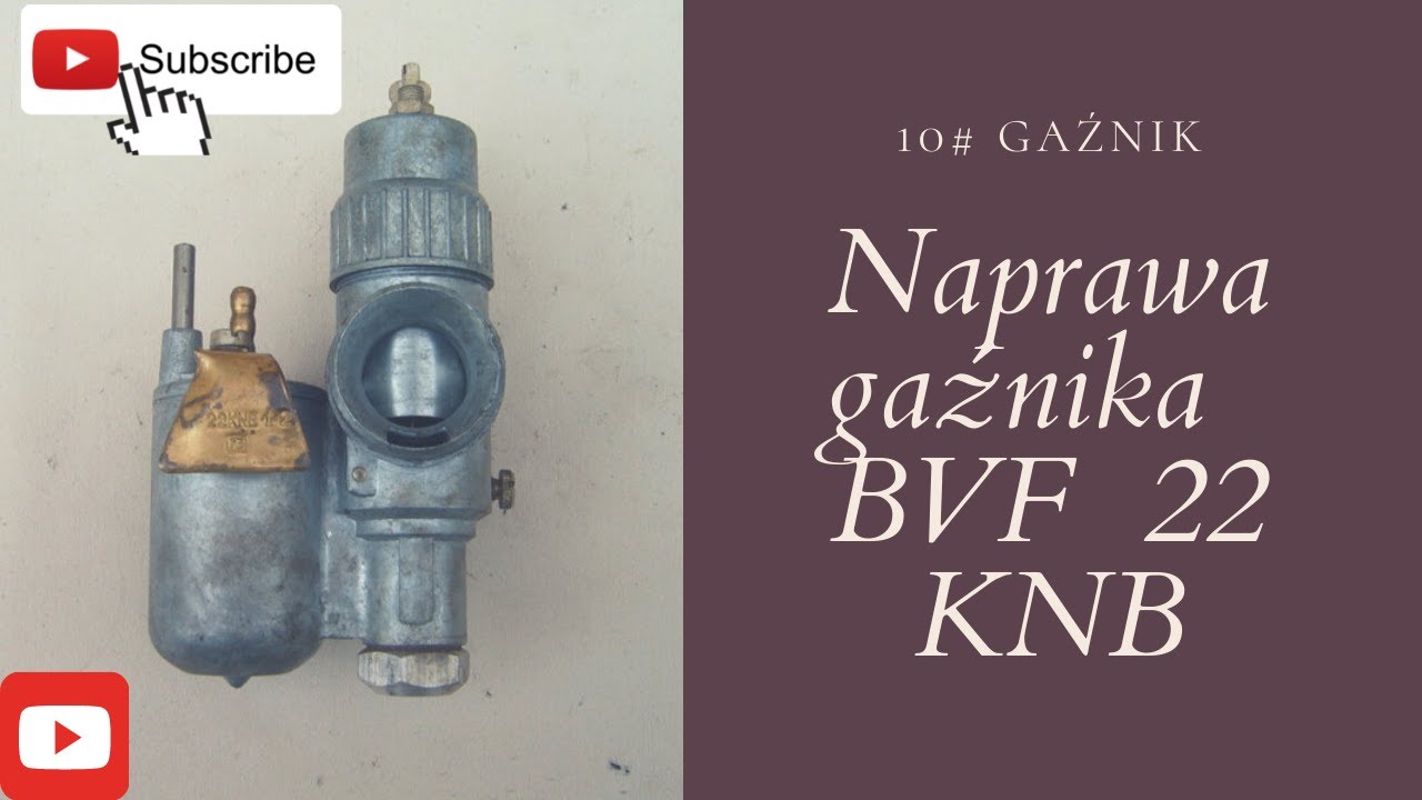メンテナンス mz 10# Naprawa gaźnika Mz rt 125/3 i Mz es 125/0 BVF 22 KNB