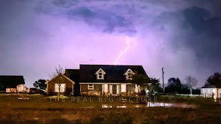 Texas Tornado Warning | Thunderstorm Timelapse, Lightning, Hail, Shelf Cloud &amp; More!