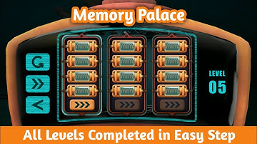 Memory Palace Level 1,2,3,4,5 | Puzzle Room |Tiny Robots Recharged Easy Gameplay | High Graphic