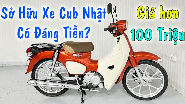 Honda super cub 110 giá bao nhiêu năm 2024