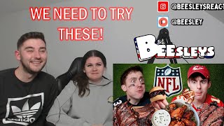 Brits try REAL Super Bowl Snacks for the first time! (Reaction)