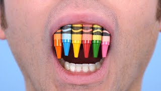 TEETH MADE OF CRAYONS!