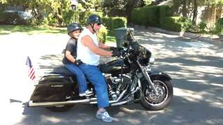 Harley Davidson Street Glide with Rinehart 2-1