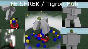 Roblox FE Shrek War + Animations Shrek script (Tigron hub preview)