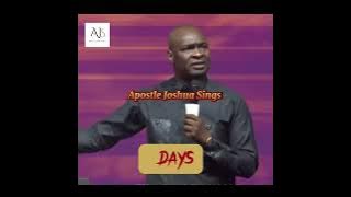 Download lagu Apostle Joshua Selman Sing “I’m On My Way To Better Days”