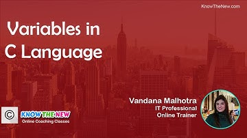 Variables in C - C Programming Course For Beginners in Hindi - Class 3