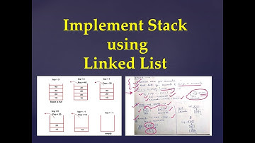 1.6 How to implement stack Using Linked list #linkedlist #programming