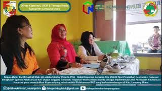RAT Koperasi Restu Bunda 'Implementasi Aksi Perubahan Revitalisasi #Koperasi di Kab. Lampung Utara'