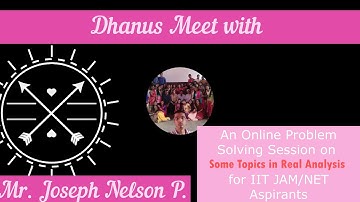 IIT JAM /JRF NET Preparation (Some Topics in Real Analysis)