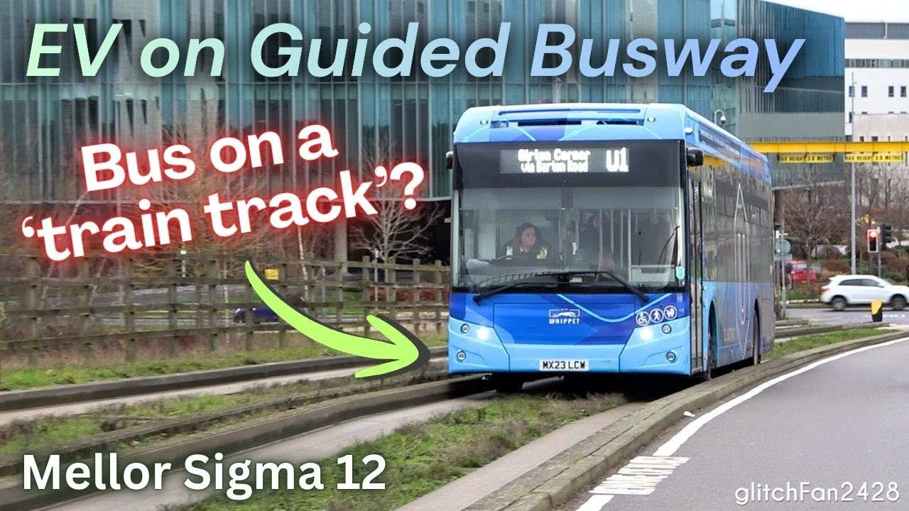 ⚡ Electric on the Guided Busway! Mellor Sigma 12 in Cambridge