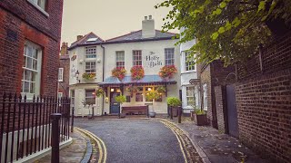 Old Hampstead Village, London Autumn Walk 🍂 Alleys, Pubs & Graveyards 🪦 4K Binaural