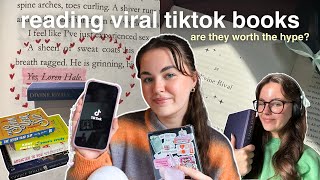 reading viral books for a week 🪻🧚🏼‍♀️ | spoiler free reading vlog