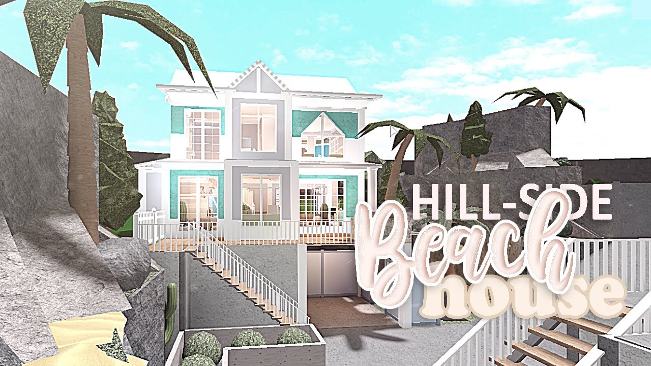 Hill-Side Beach House | BLOXBURG - YouTube