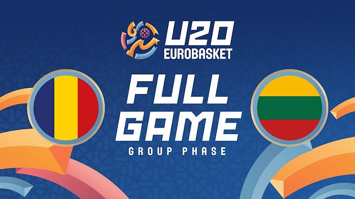 Group Phase | Romania v Lithuania | Full Basketball Game | FIBA U20 EuroBasket 2025