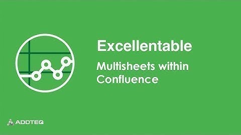 MultiSheets in Excellentable