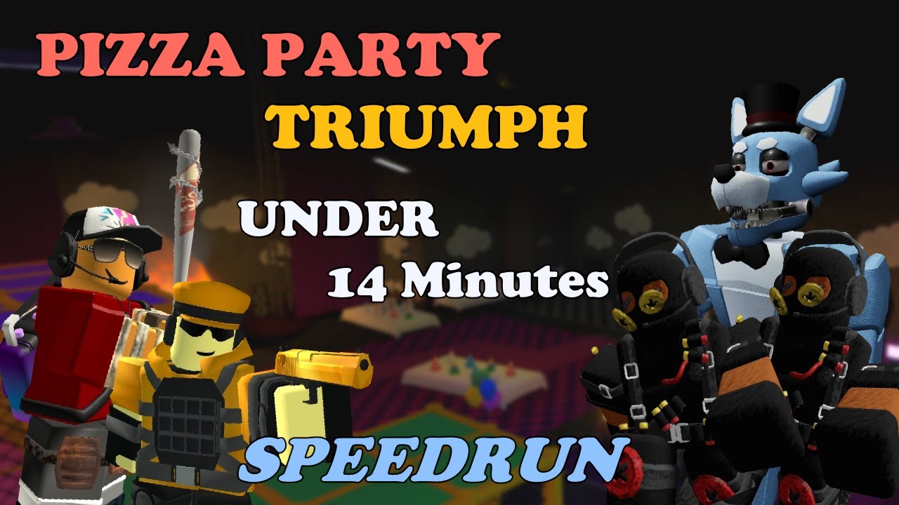 Post-Accel Nerf] 13:35 Quad Pizza Party Speedrun - Tower defense