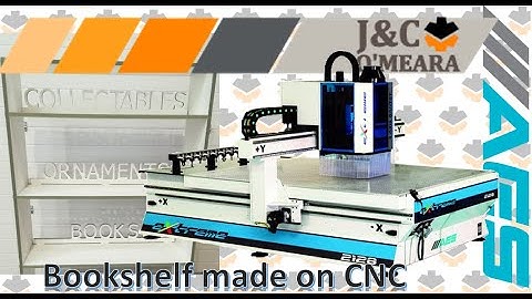 Creating a bespoke bookcase with an AES CNC Nesting machine