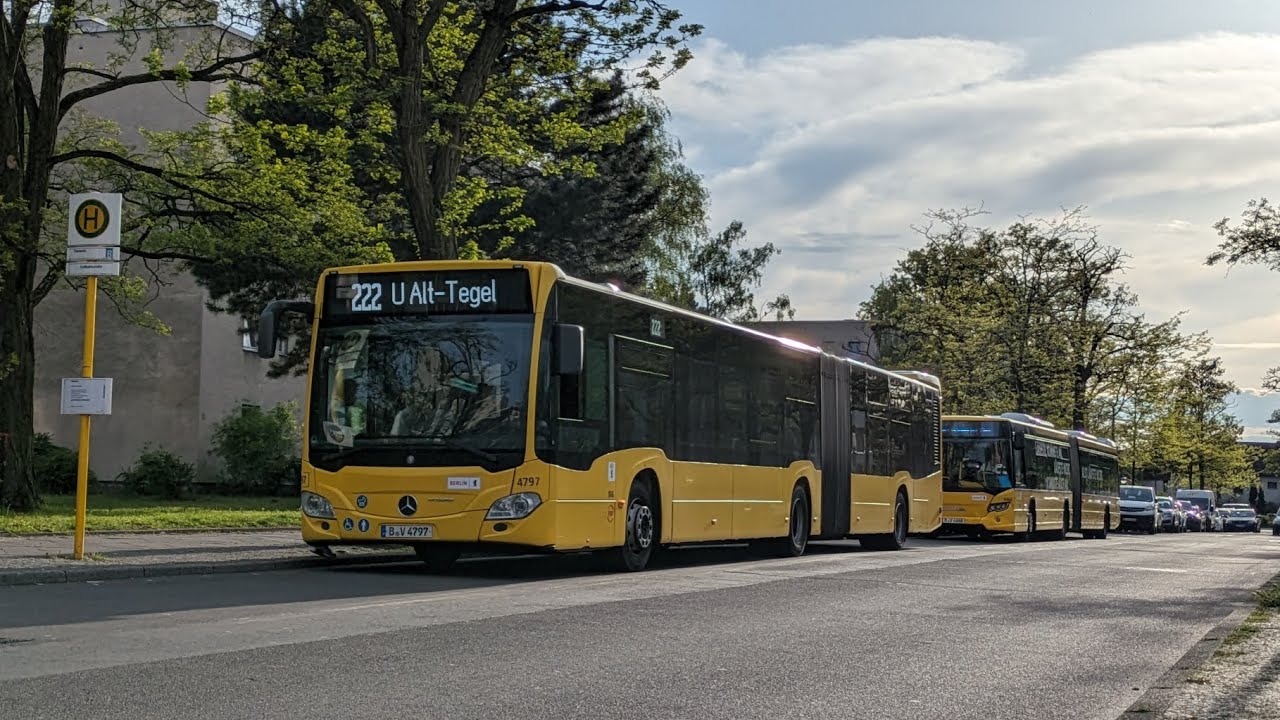 Berlin Bus|Aussetzermitfahrt #11 auf dem 222 von Titiseestraße bis U Alt-Tegel