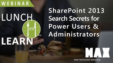 SharePoint 2013 Search Secrets for Power Users and Administrators
