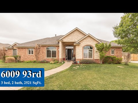 6009 93rd St, Lubbock, TX home video tour