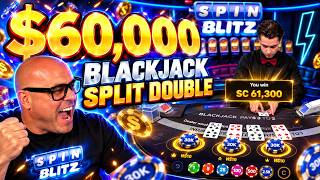 Information Massive $60,000 Blackjack Split Double - Oct 20 W Spinblitz Guide