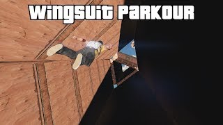 GTA 5 Online - Wingsuit Parkour (Fun Modded Capture)
