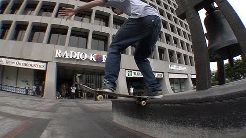 Dave Bachinsky bs Nose Grind Kickflip fs Tailslide Big Heel Jakwon Line Raw Uncut