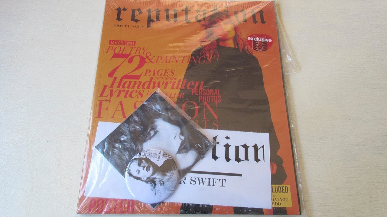 Taylor Swift Reputation Magazine Vol 1 Unboxing Cd En Español