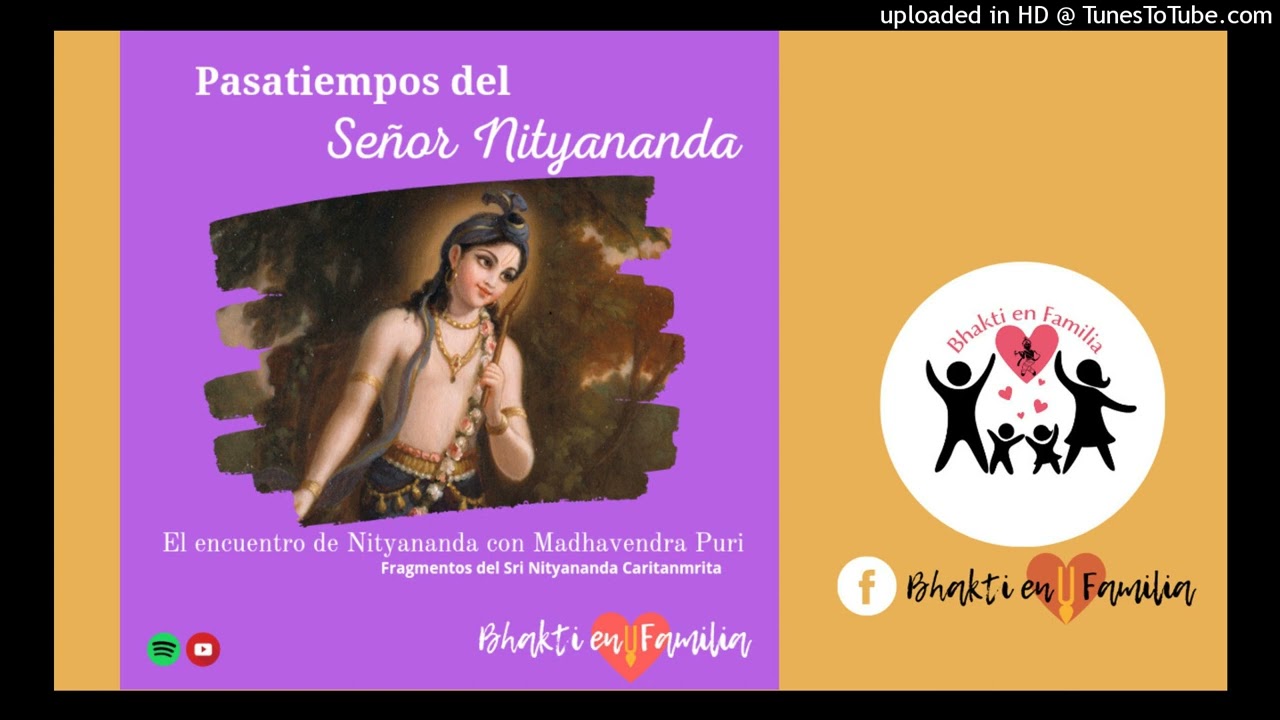 El encuentro de Nityananda con Madhavendra Puri.