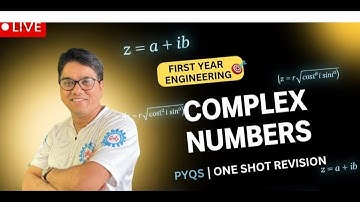 LIVE One Shot Revision on COMPLEX NUMBERS PYQs | First Year Engineering Maths | Mumbai University