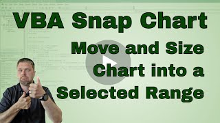 Excel VBA Snap Chart to Range - Resize a Chart to Match the Exactly Match Cells