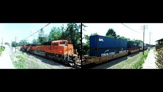 BNSF Intermodal Train Rochelle Rail Park Illinois