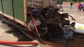 Fifth Gear - Crash Test Month - Truck Hitting A Bollard