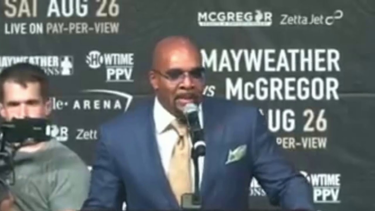 Leonard Ellerbe Mayweather May/Mac New York Presser YouTube