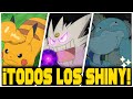 ¡TODOS los POKÉMON SHINY que HAN APARECIDO EN EL ANIME Pokémon!