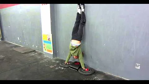 Jennifer-kipping HSPU progression. 2nd attemp
