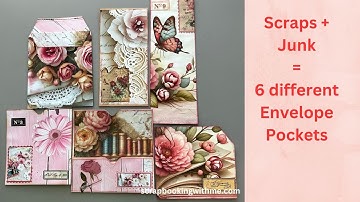 6 Different Types of Envelope Pockets made from Junk Mail
