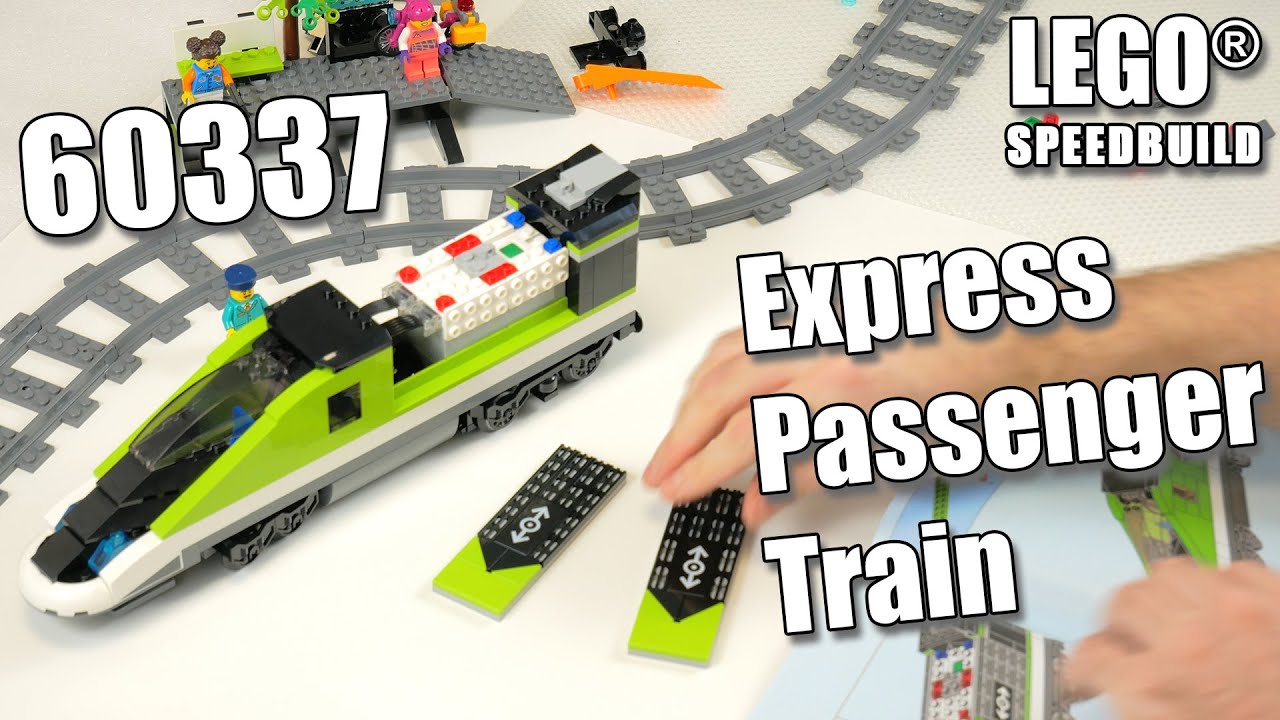 LEGO 60337 Speedbuild, LEGO Express Passenger Train, Speed build 60337  LEGO City 2022