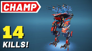 Ao Ming with Vengeance and Retaliator in Champion League - War Robots F2P