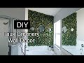 DIY: Faux Greenery Wall Decor