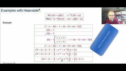 Heaviside Examples Differential Equations