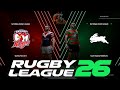 My First Game (Roosters vs Rabbitohs) - Rugby League 26
