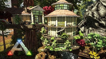 Ark: Valguero - Treehouse by the River (Speed Build)
