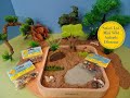 Safari ltd mini wild animal small world diorama  learn animal names