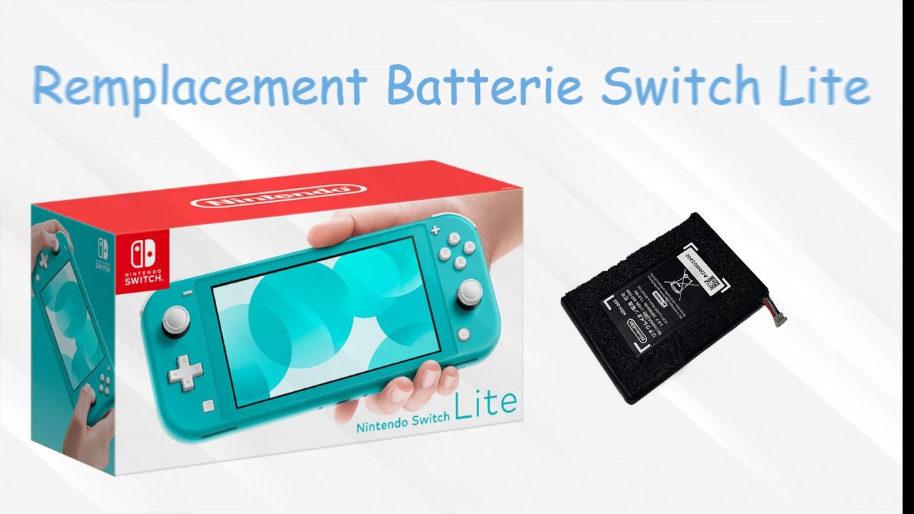 Comment remplacer la batterie Nintendo switch lite 