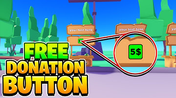 How to Make a Donation Button in Pls Donate for FREE