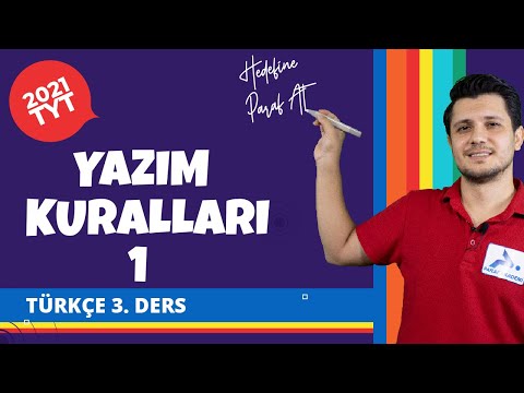 Yazım Kuralları 1 | 2022 TYT Türkçe Konu Anlatımları #tyttrkc