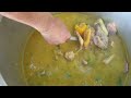 Sancocho de gallina  criolla  con carne  salada hecha en fogón de leña #comida#gallina#carnesalada