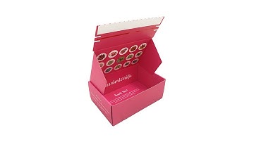 Custom Printed Personalised Ecommerce Postal Foldable Corrugated G Flute Paper Packaging Mailer Box